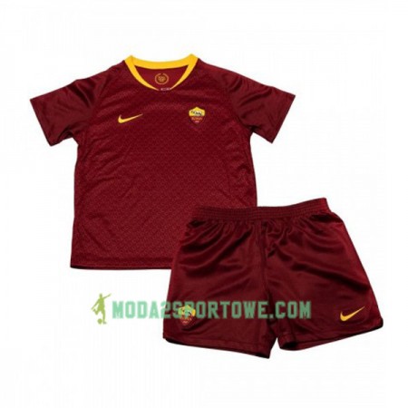 Koszulka AS Roma Dziecięcy Domowe Stroje Piłkarskie 2018/19 Krótki Rękaw